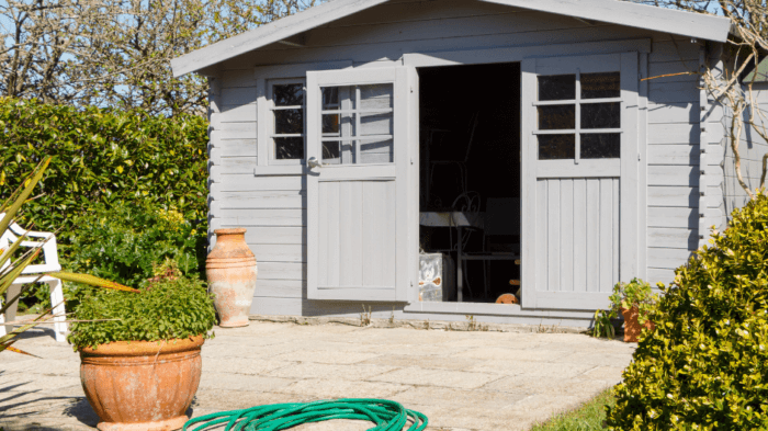 granny flat into a shed